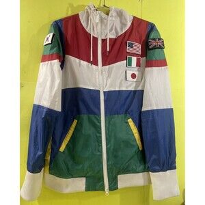 Unknown Nylon Windbreaker Multi-coloured  Medium